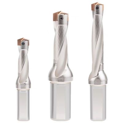 Хорошая цена 3D индексируемый вольфрамовый карбид Биты Cnc глубокие отверстия бурение стальной спиральной флейты онлайн