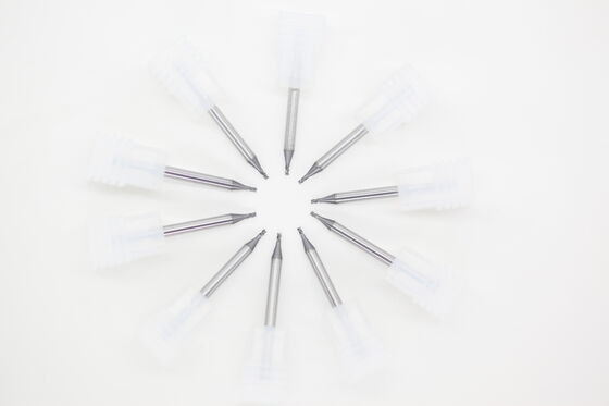 Хорошая цена Концевые фрезы микродиаметра спирали 0,047 дюйма с 3 канавками для алюминиевых сплавов, PVD-покрытие из медного сплава онлайн