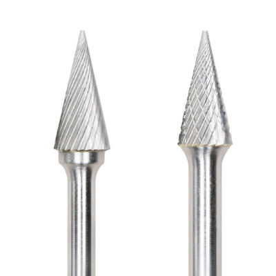 M Тип 6mm*13mm Вольфрамовый карбид Burr Конус острого конца Тип с 6mm ствола