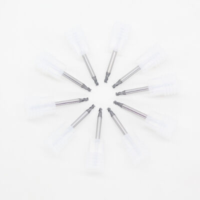 Хорошая цена Концевые фрезы микродиаметра спирали 0,093 дюйма с 3 канавками для алюминиевых сплавов, PVD-покрытие из медного сплава онлайн